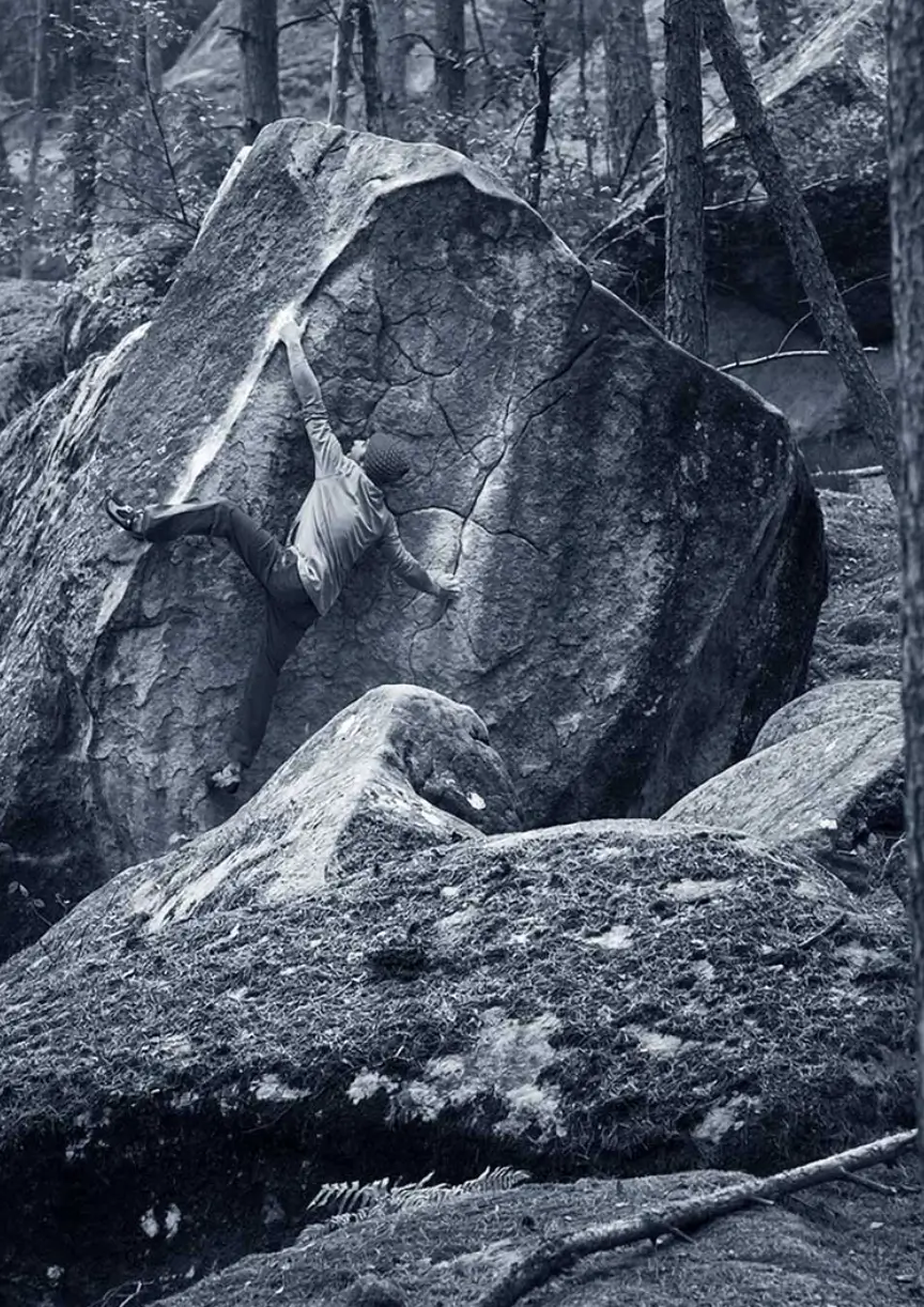 Sortie escalade en foret de Fontainebleau